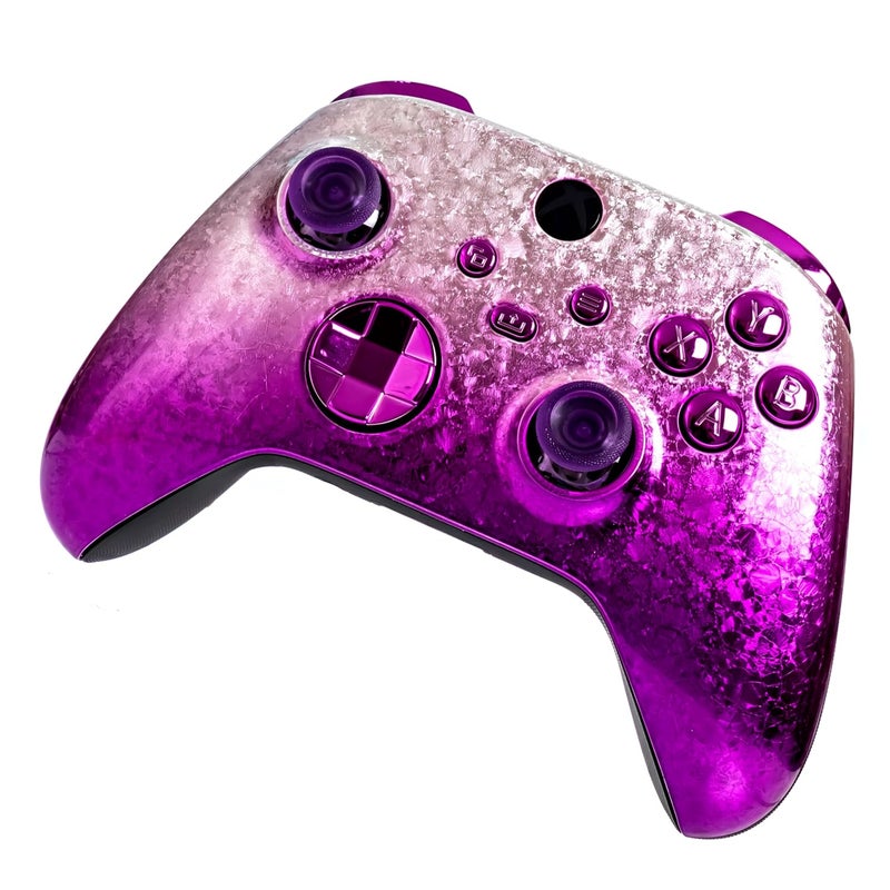 Crazy Controllerz Customz Series Custom Wireless Controller for Xbox One Series X S PC - Pink Crystal Design - Image 4